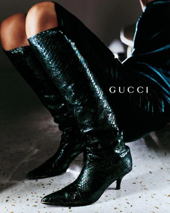Gucci by Tom Ford 1997 Python Leather Boots - EU 36.5
