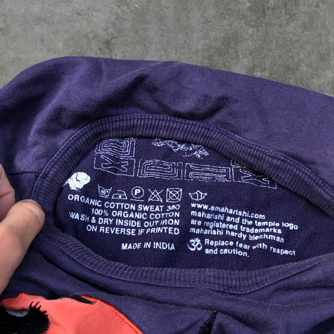 Maharishi Sweatshirt with Graphic Embroidery