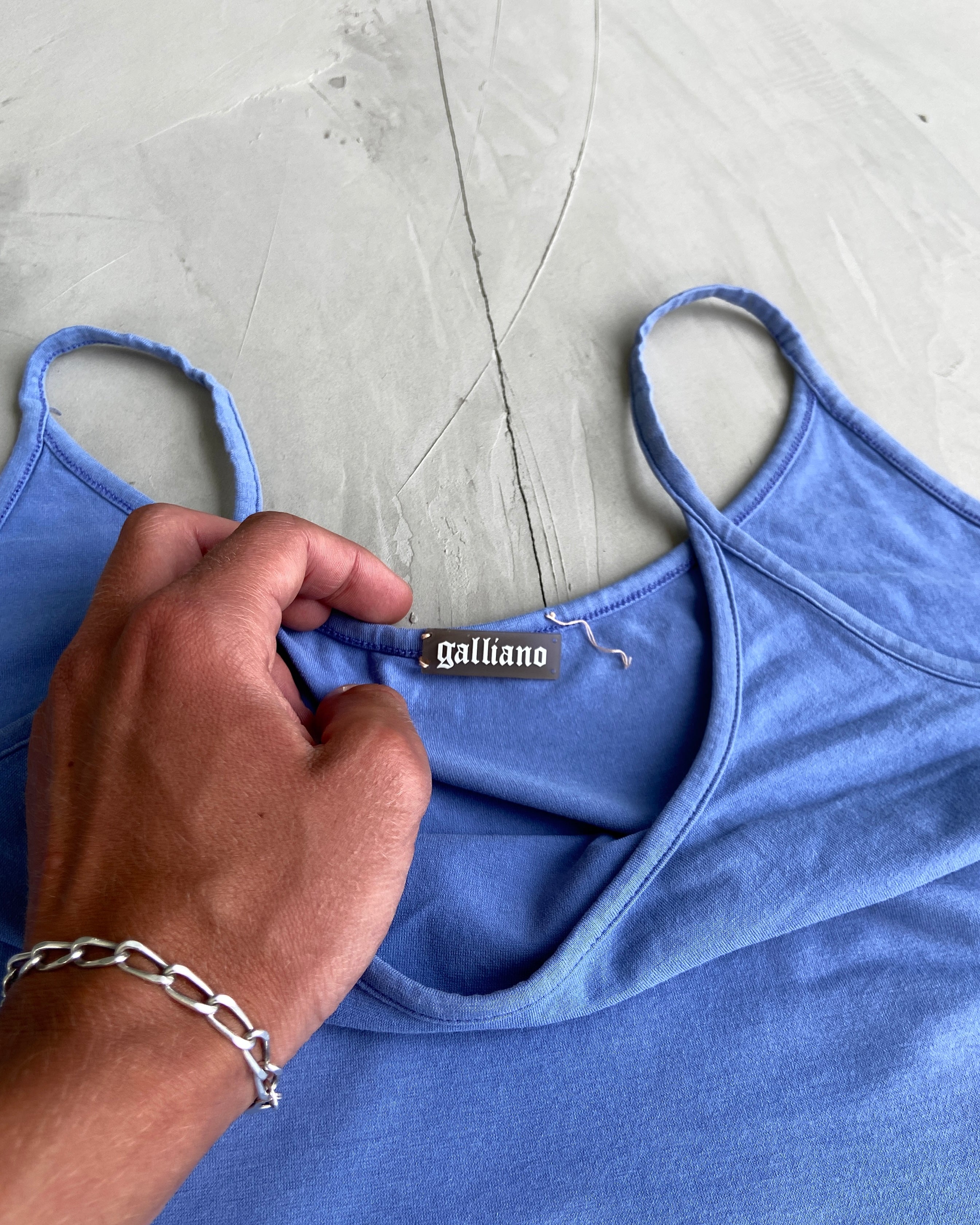 JOHN GALLIANO VEST TANK TOP - L