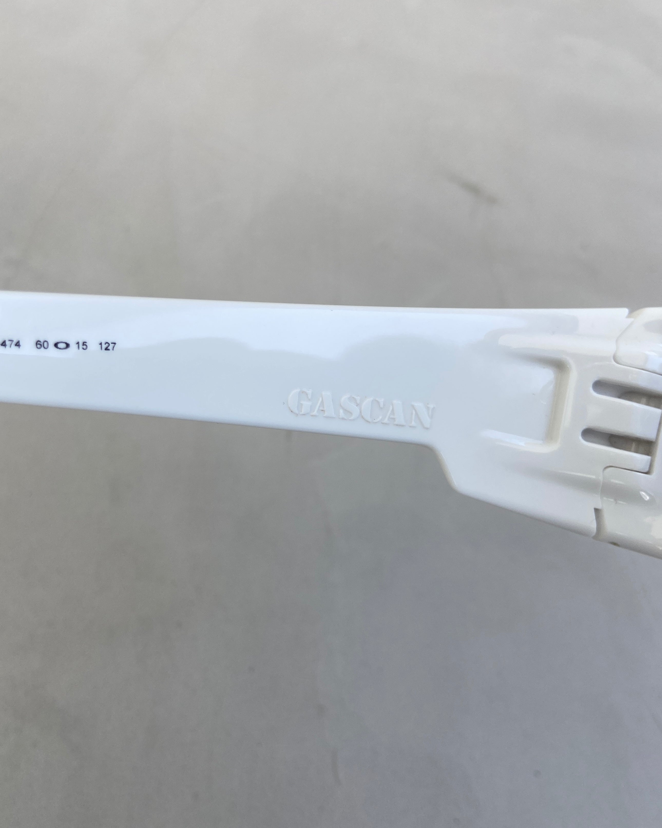 OAKLEY 90'S GASCAN SPORT WHITE SUNGLASSES