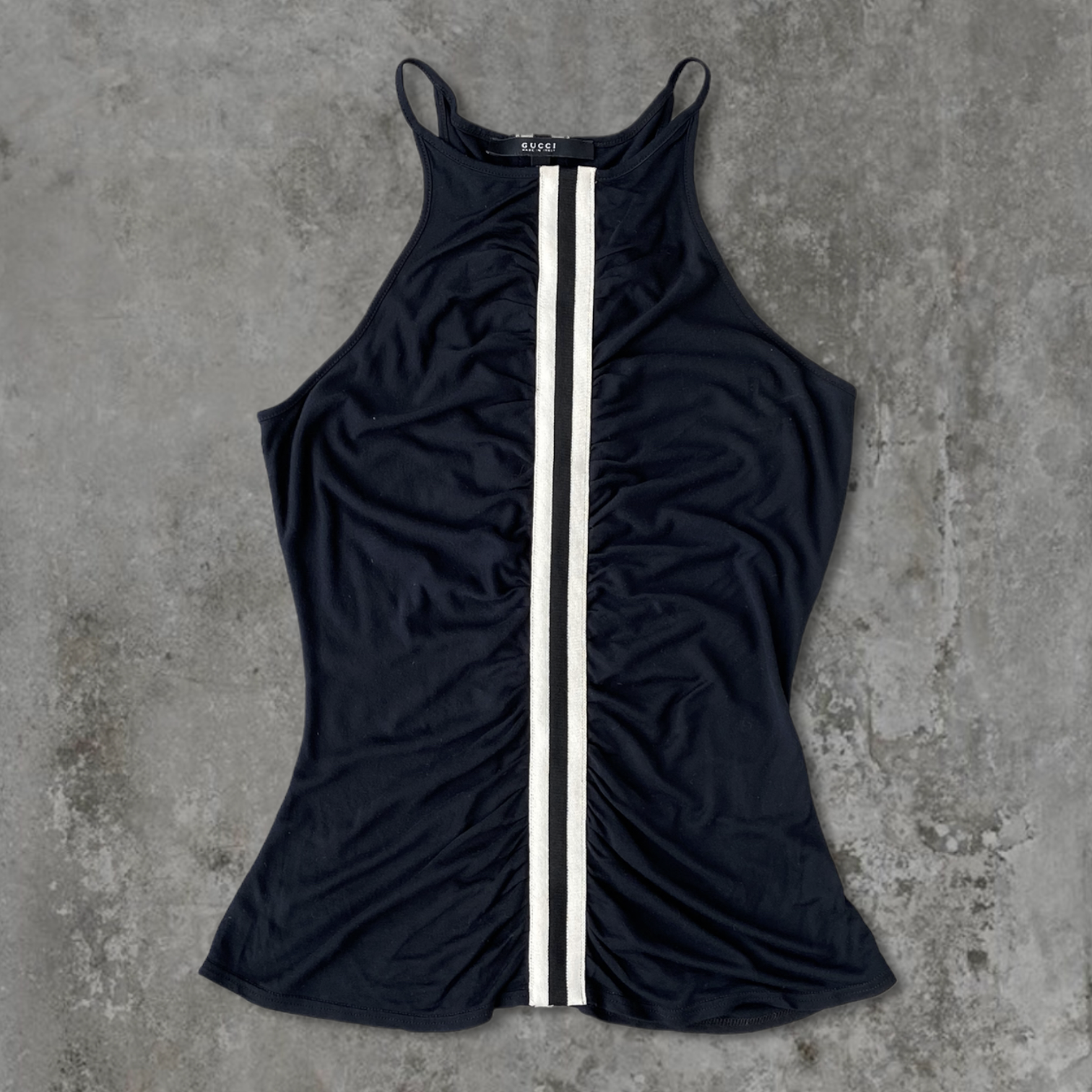 SS04 GUCCI BY TOM FORD STRIPED TOP - XS