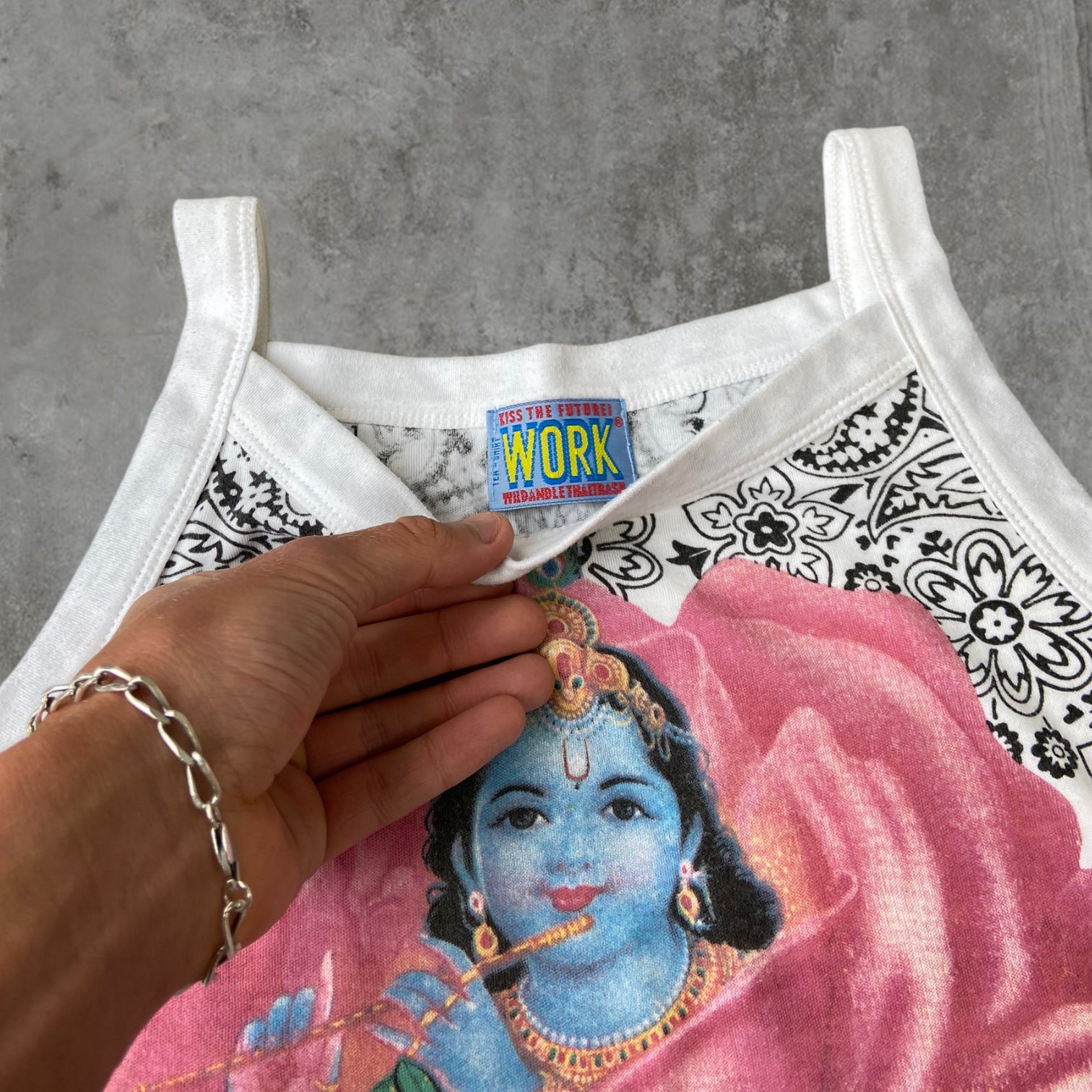 W+LT WALTER VAN BEIRENDONCK VEST TOP - S/M