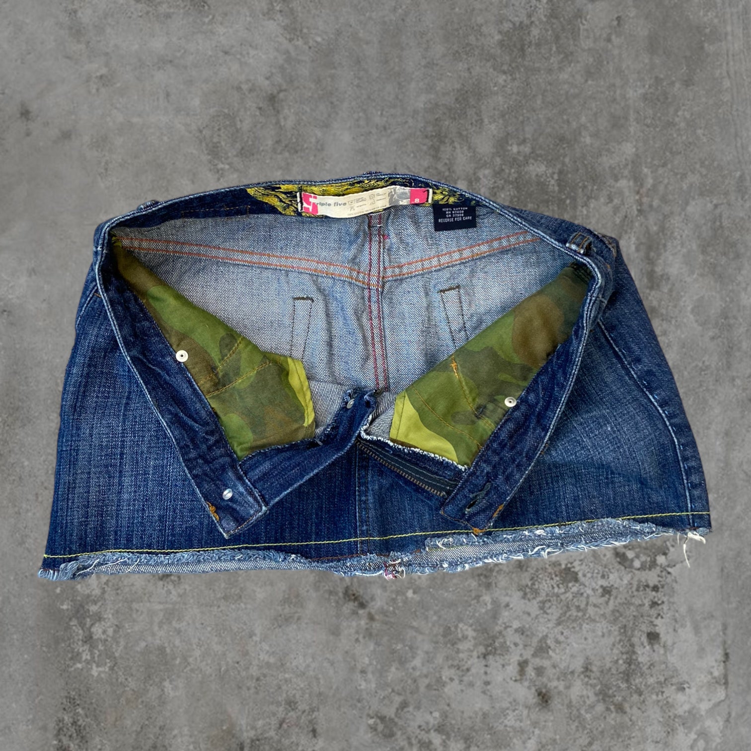 DENIM MINI SKIRT - M