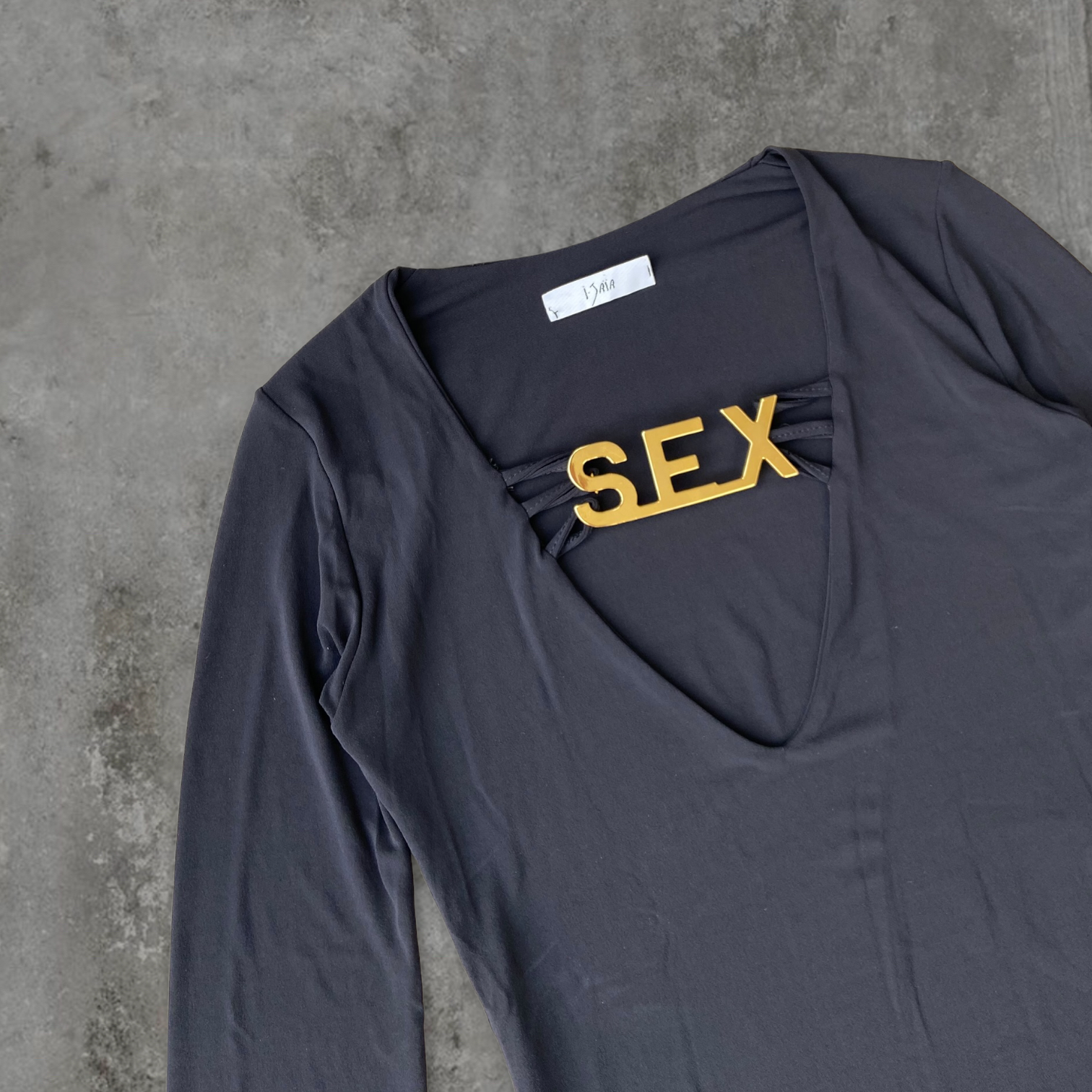 I.JAIA 'SEX' LONG-SLEEVE TOP - S