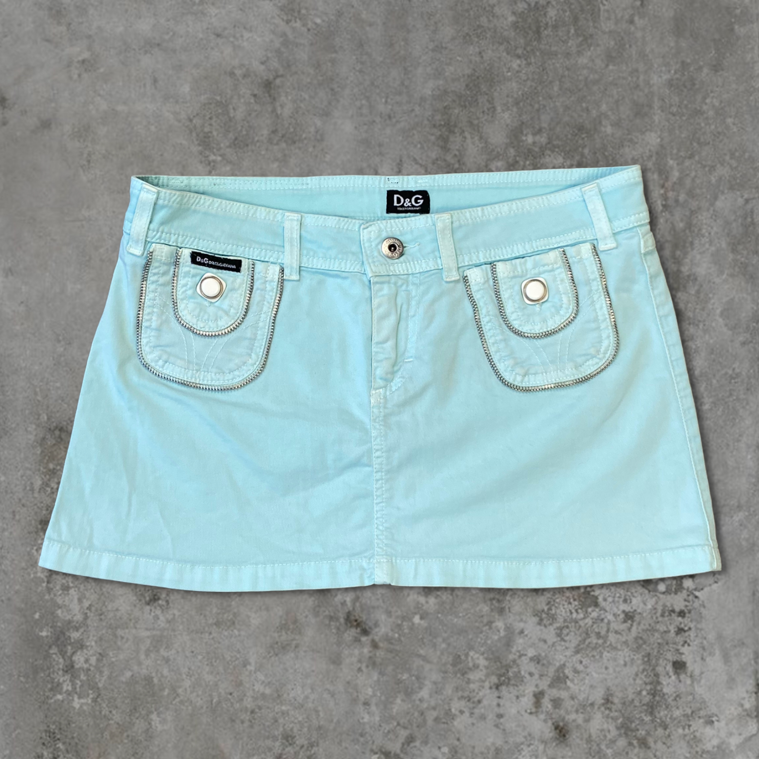 DOLCE AND GABBANA D&G MINI SKIRT - S/M