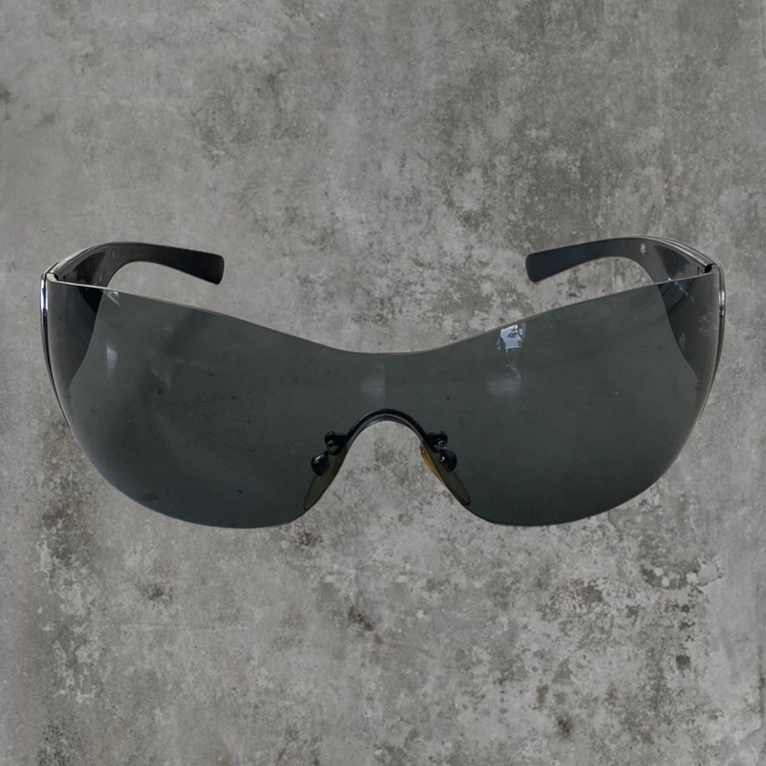 AW04 PRADA WRAP AROUND SWIRL SUNGLASSES