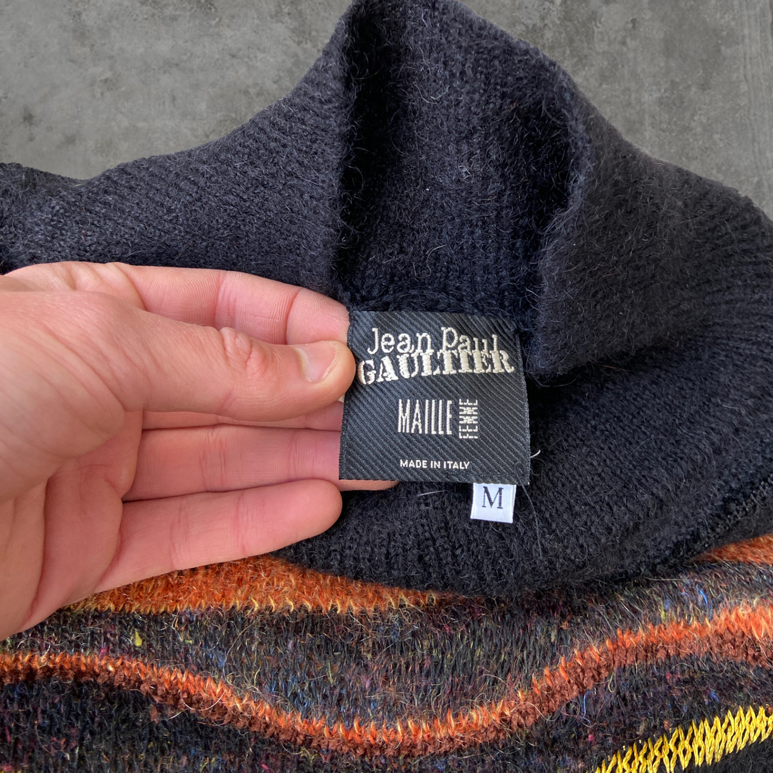 JEAN PAUL GAULTIER MOHAIR KNIT - M