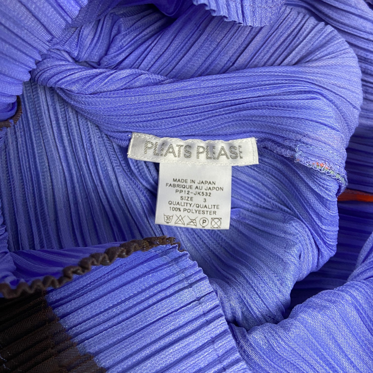 ISSEY MIYAKE 'FLOWERS' PLEATED VEST TOP - XL