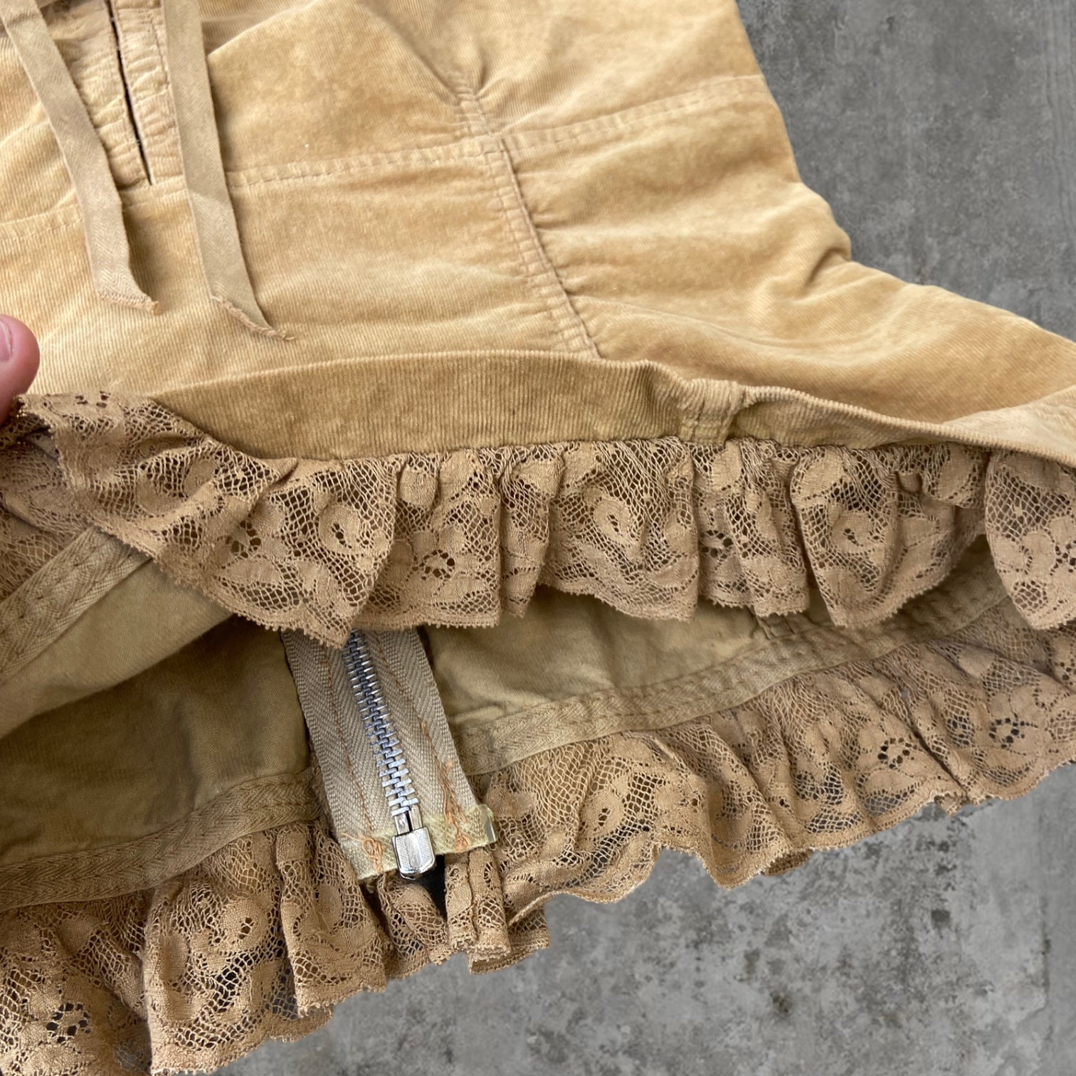 MIU MIU MICRO CORD BANDEAU TOP - M