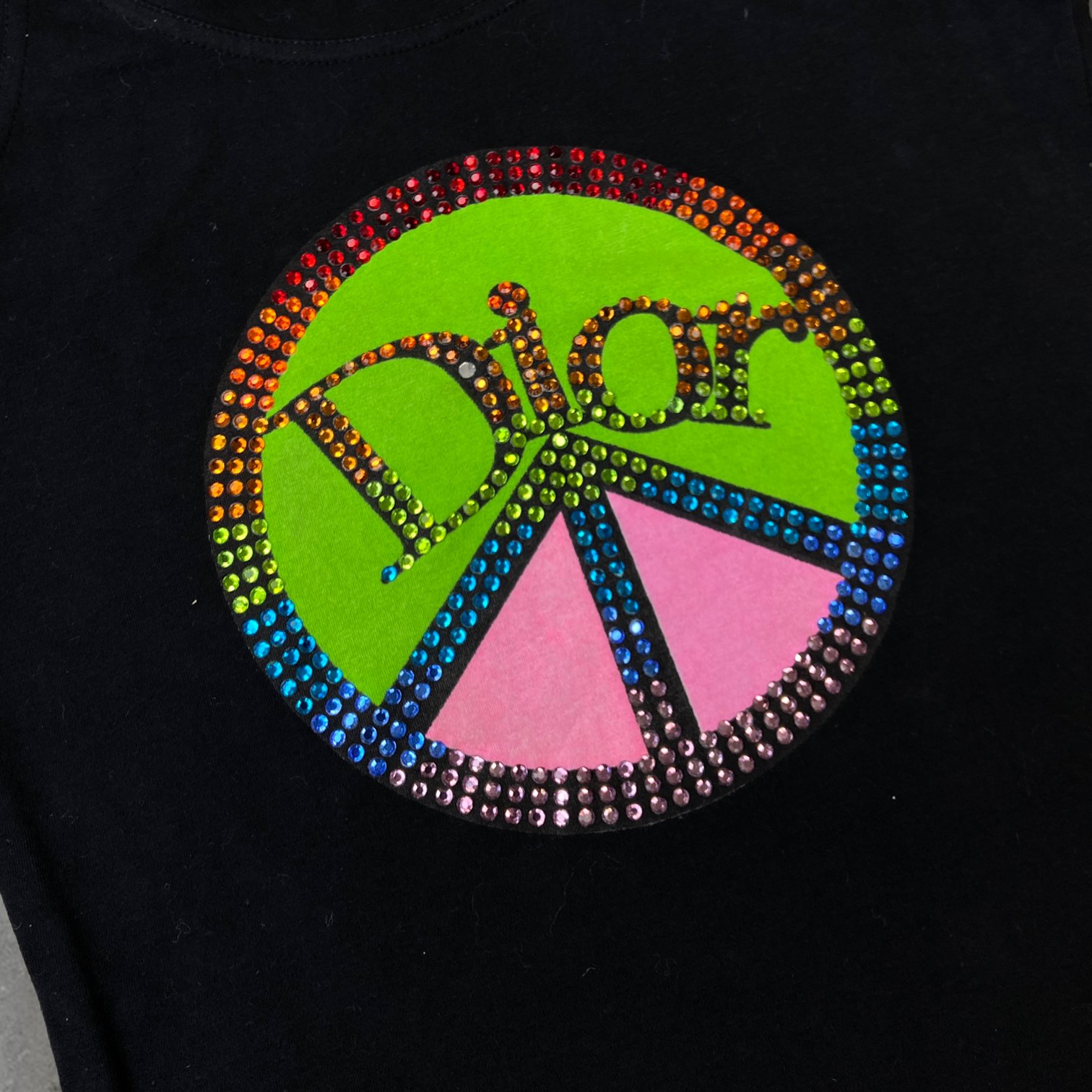 SS05 DIOR BY JOHN GALLIANO 'PEACE' TANK TOP