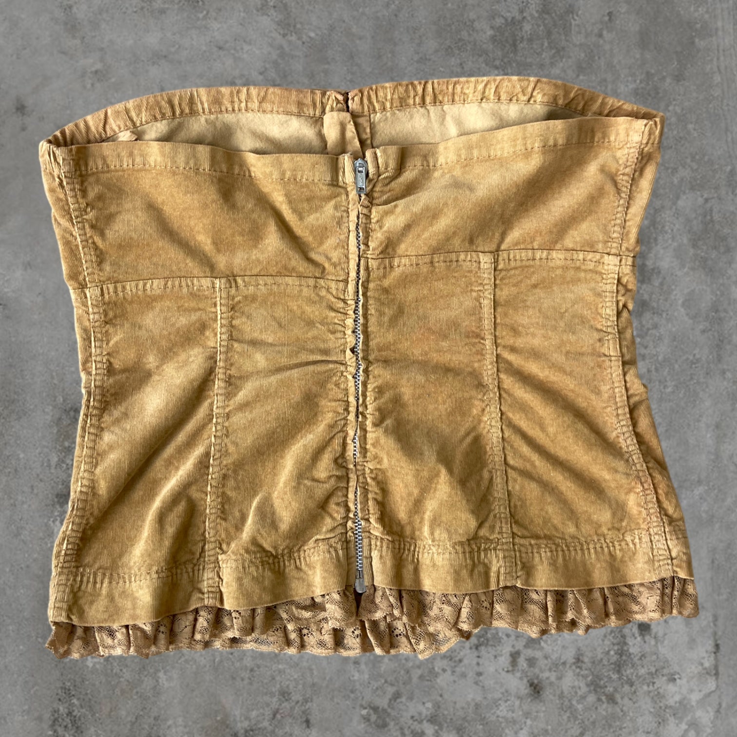 MIU MIU MICRO CORD BANDEAU TOP - M