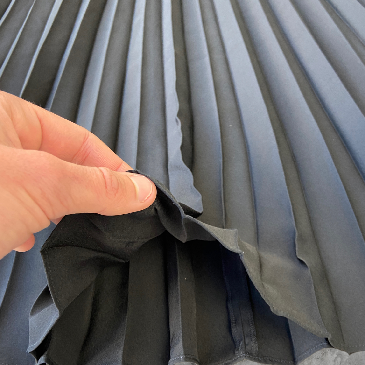 MIU MIU PLEATED MAXI SKIRT - S