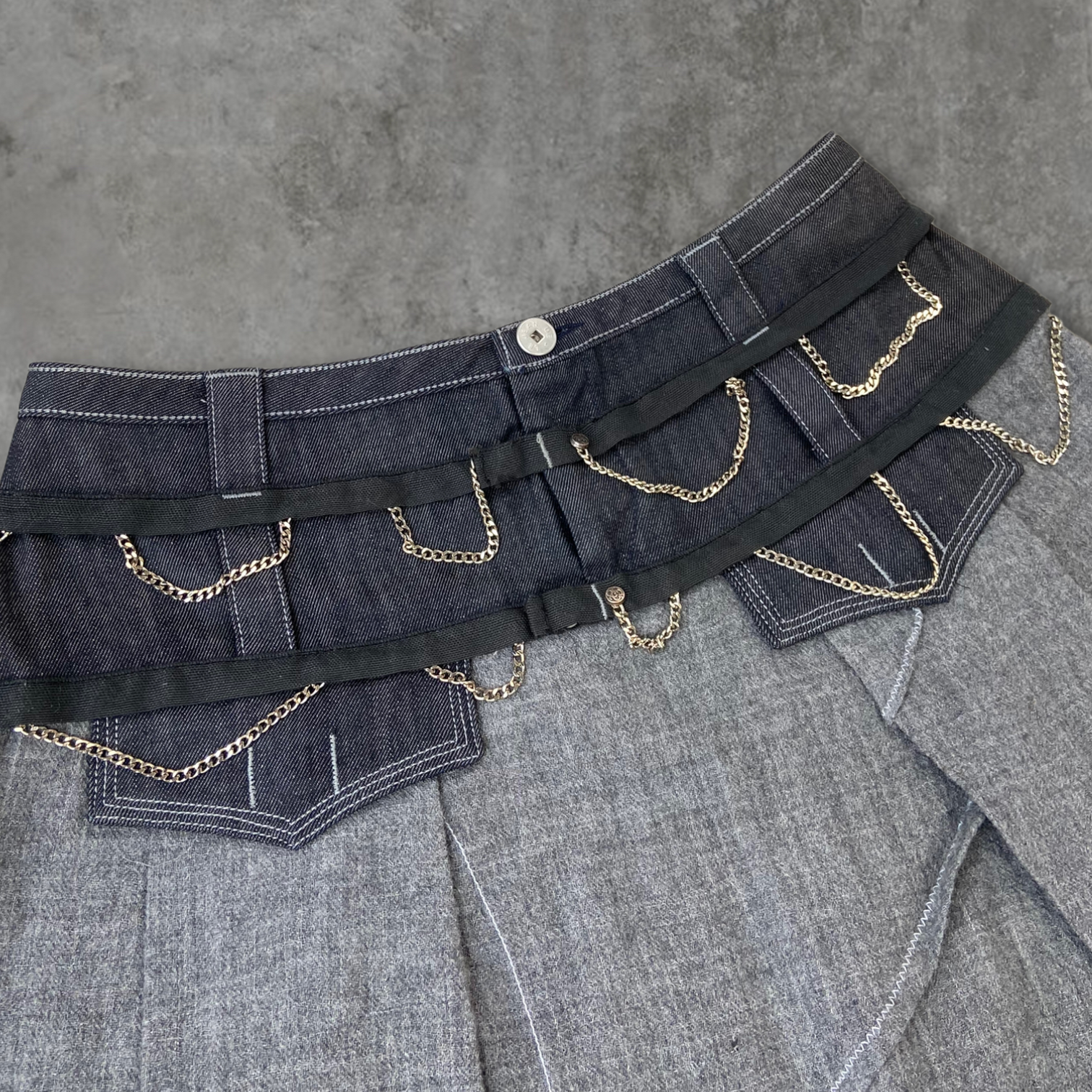 MARITHÉ FRANÇOIS GIRBAUD MFG PLEATED SKIRT - S