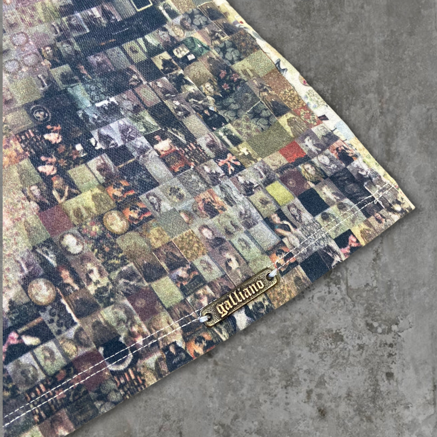 JOHN GALLIANO 'FACES' TANK TOP - S