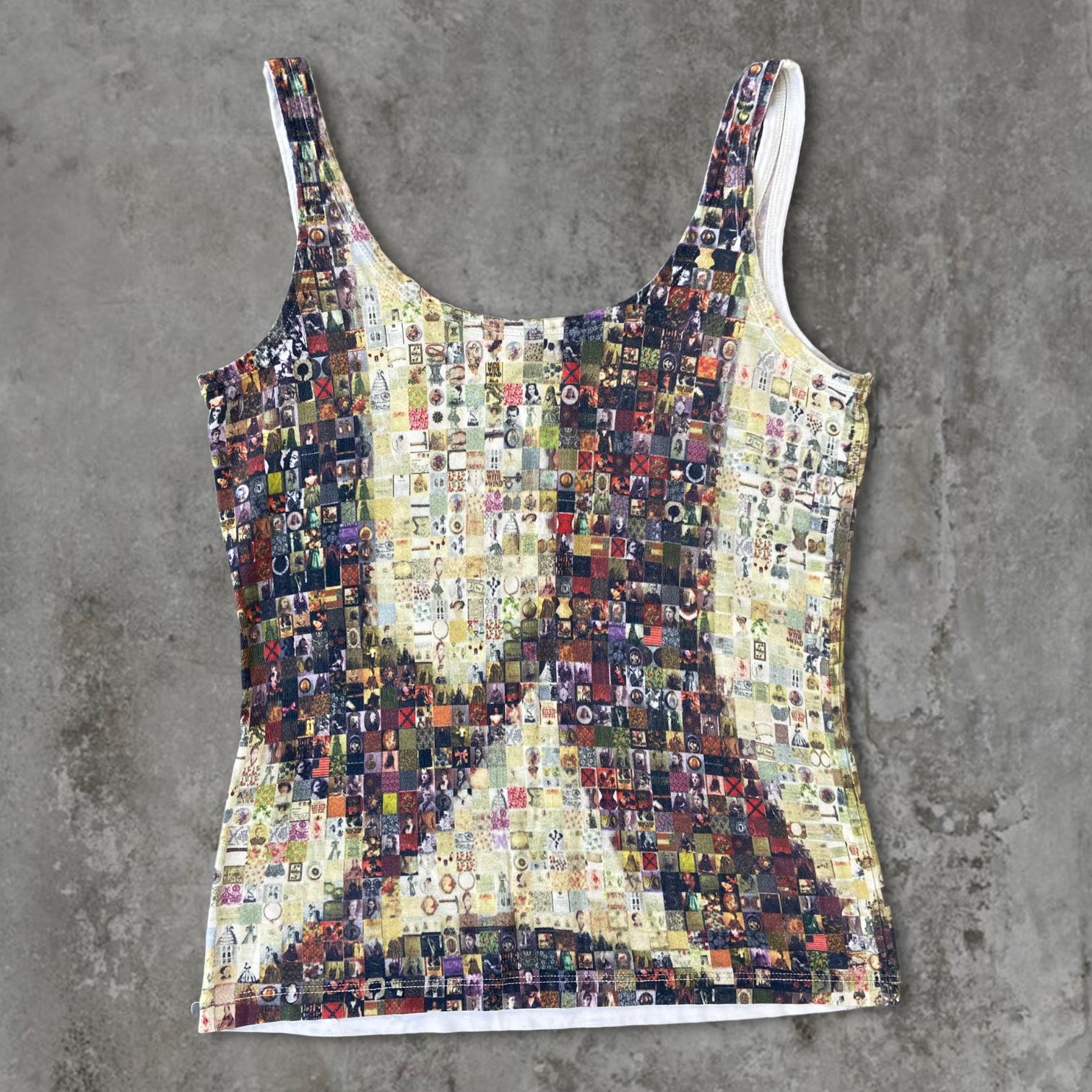 JOHN GALLIANO 'FACES' TANK TOP - S