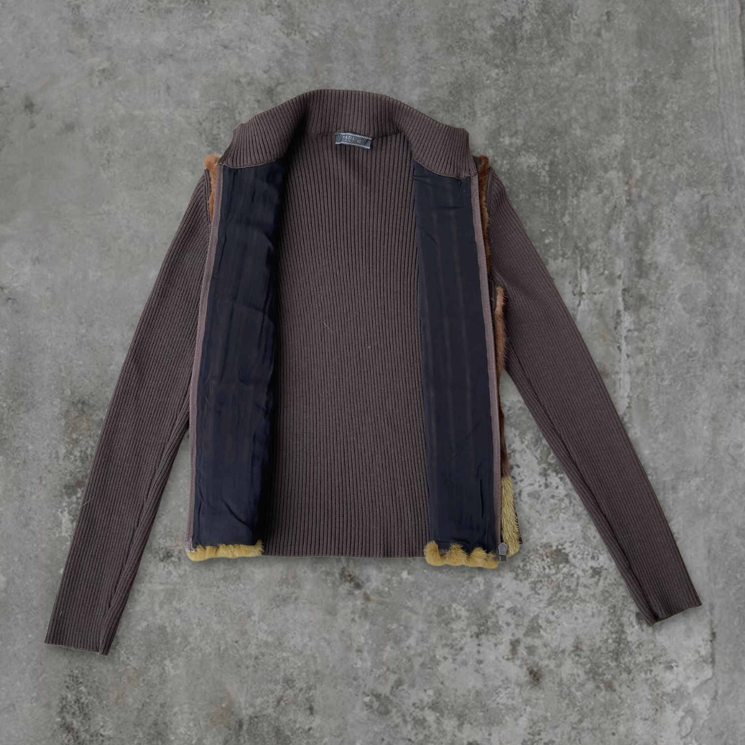 PRADA 1990S MINK FUR JACKET - M