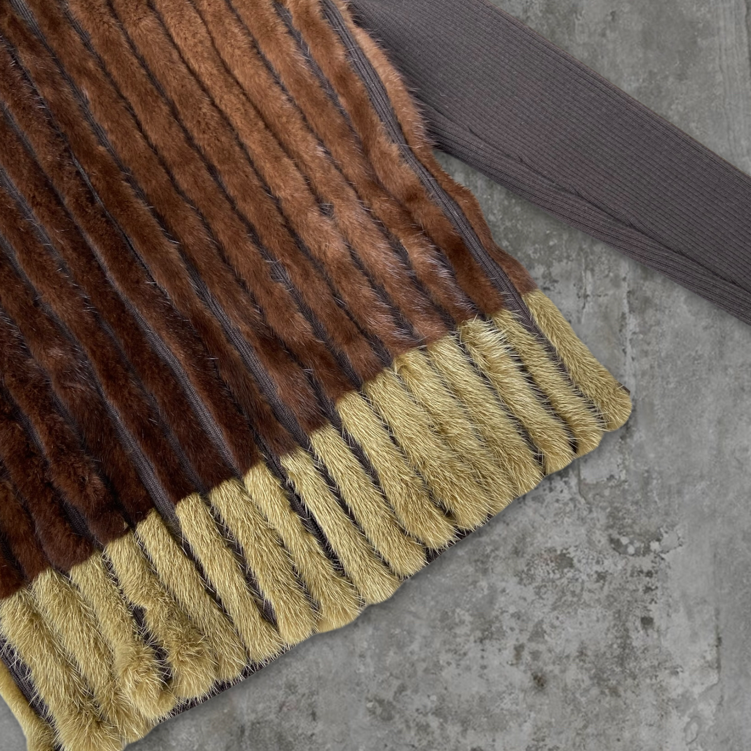 PRADA 1990S MINK FUR JACKET - M