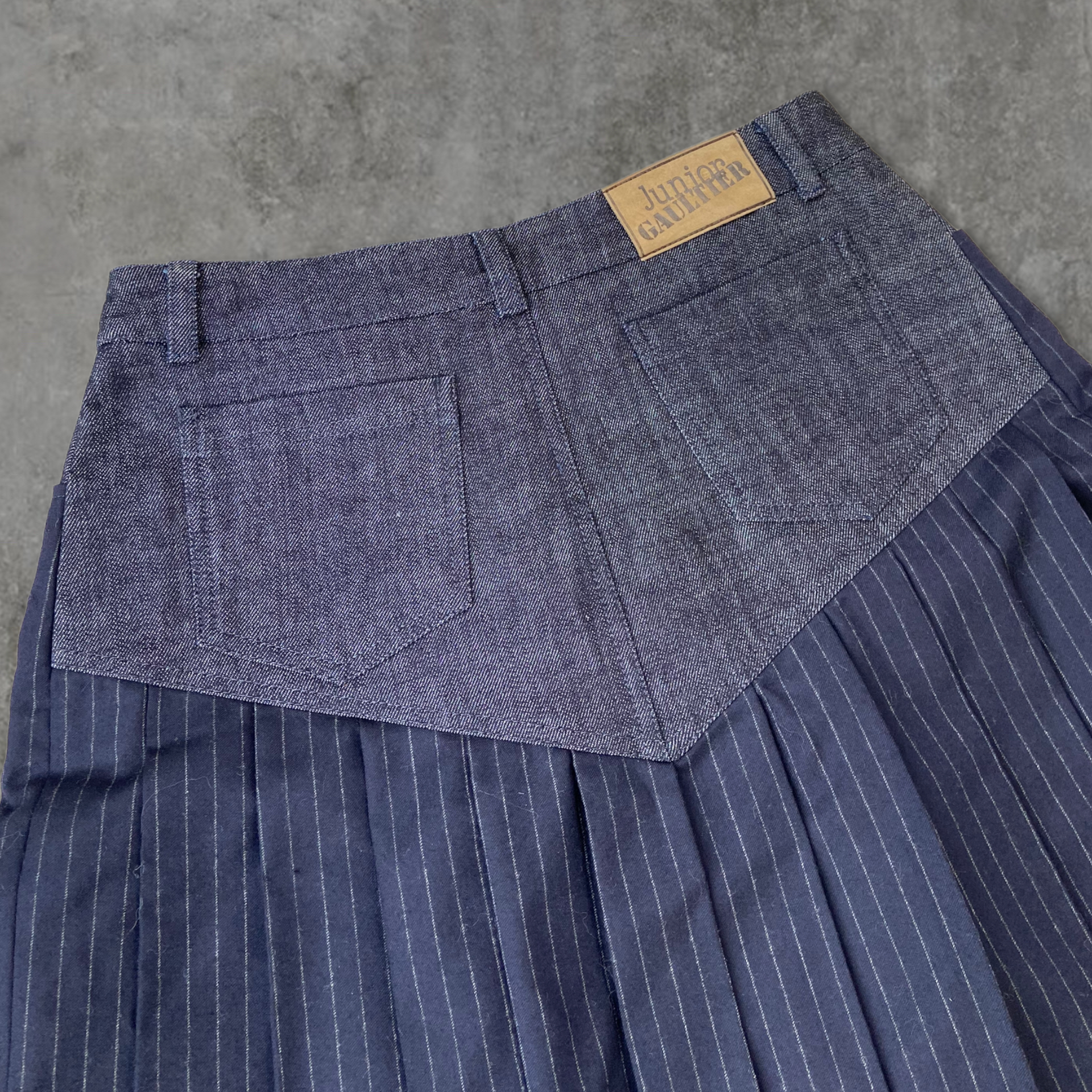 JUNIOR GAULTIER PLEATED SKIRT - S