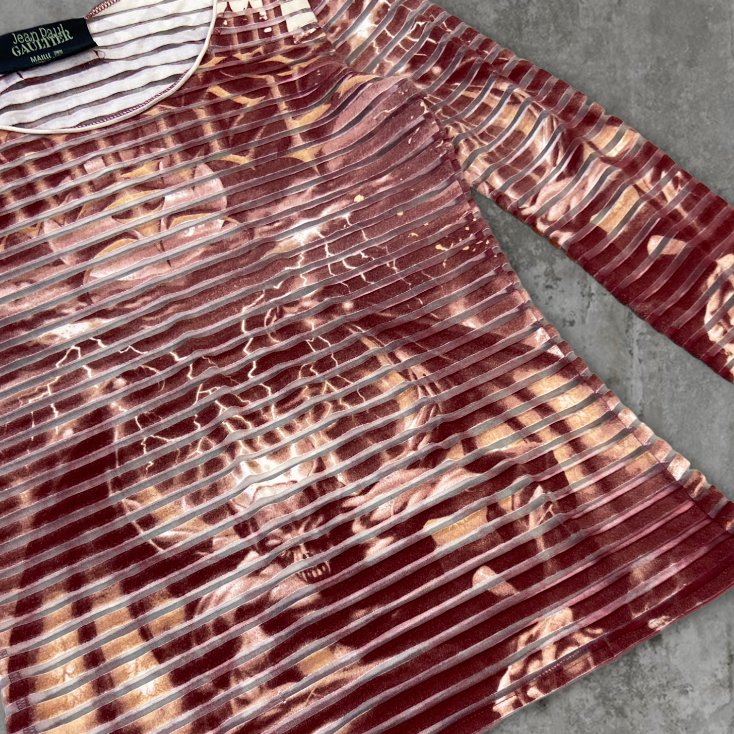 SS01 JEAN PAUL GAULTIER 'SATAN' MESH TOP - M