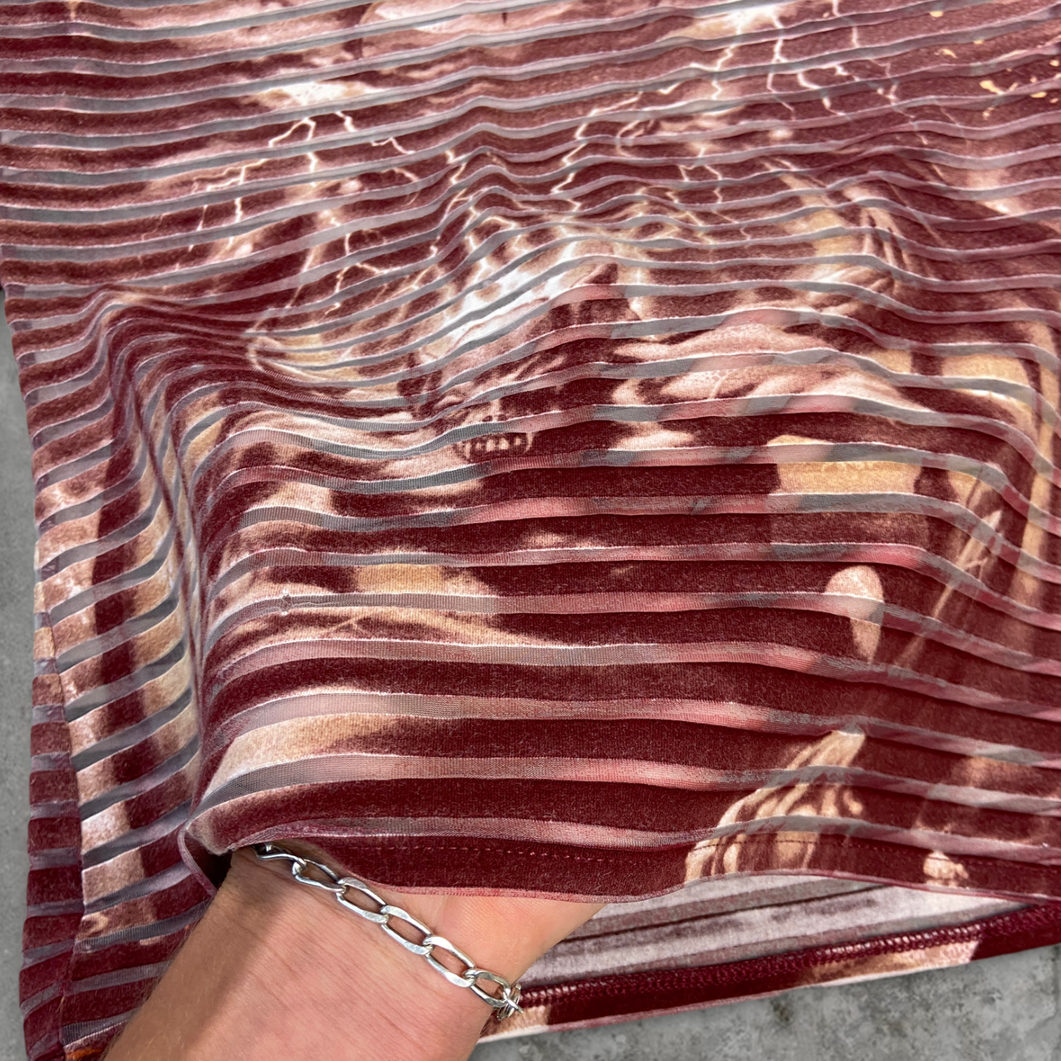 SS01 JEAN PAUL GAULTIER 'SATAN' MESH TOP - M