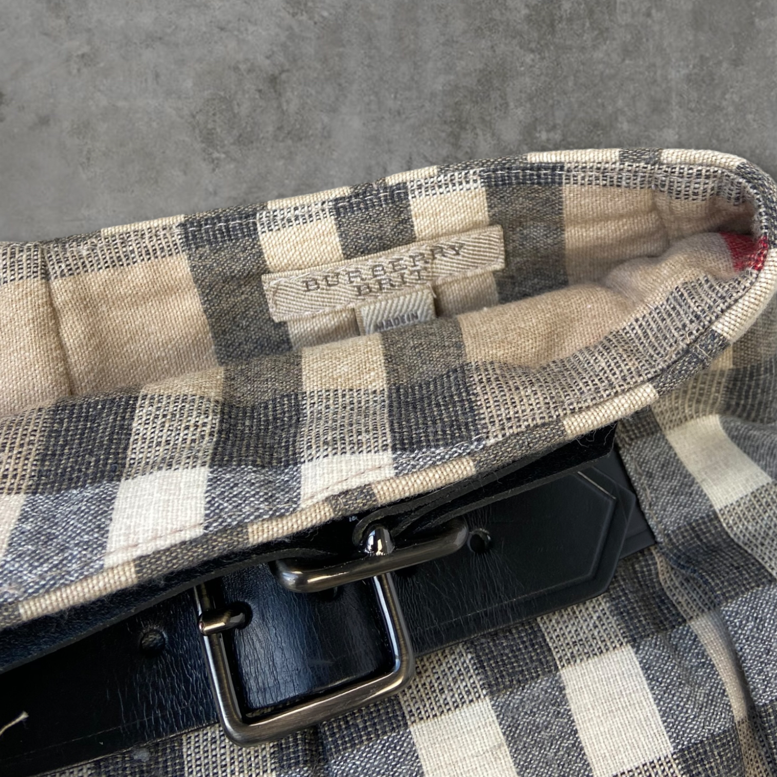 BURBERRY NOVA MINI WRAP SKIRT - UK 10