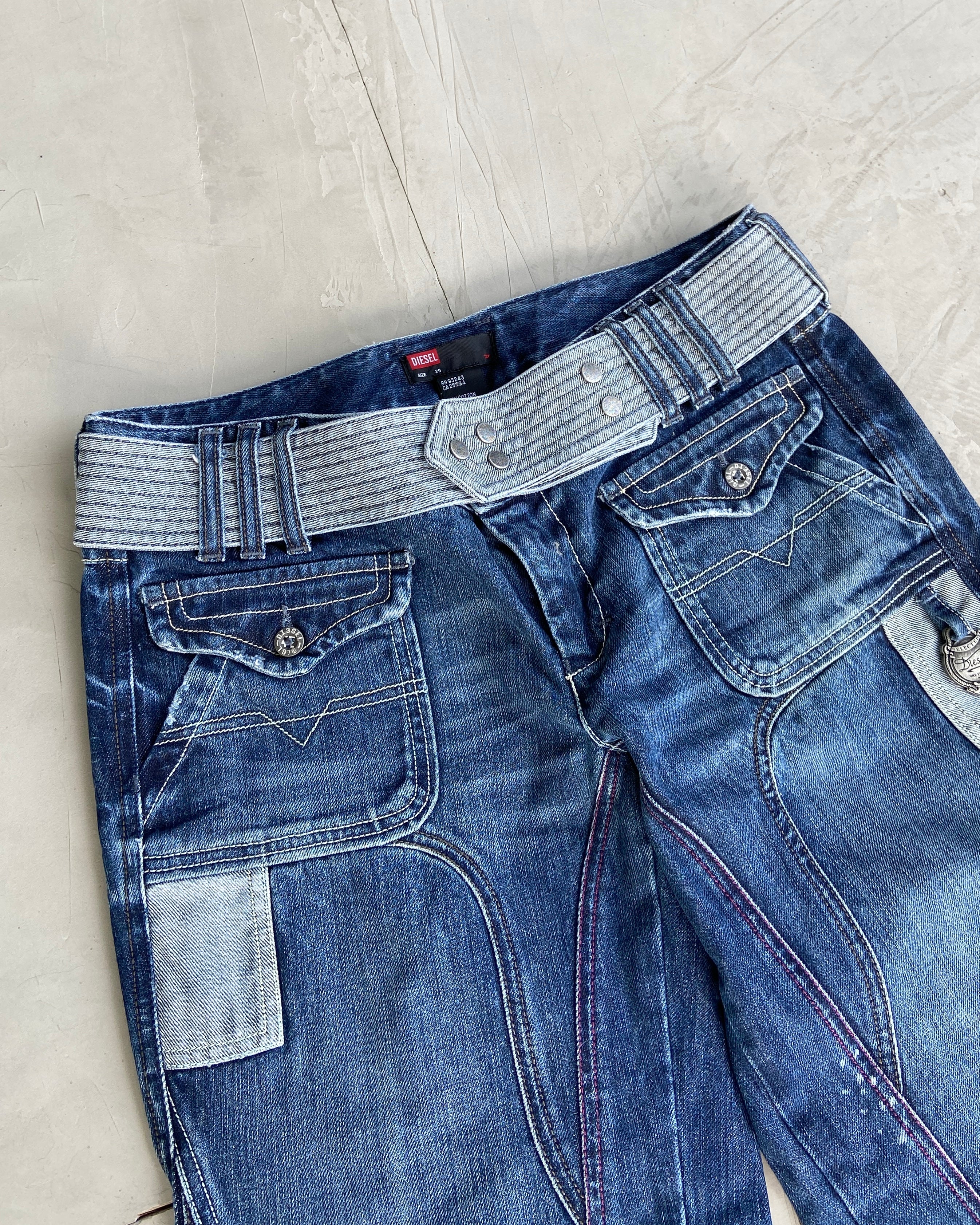 DIESEL DENIM CARGO 3/4 LENGTH CAPRIS - W29"