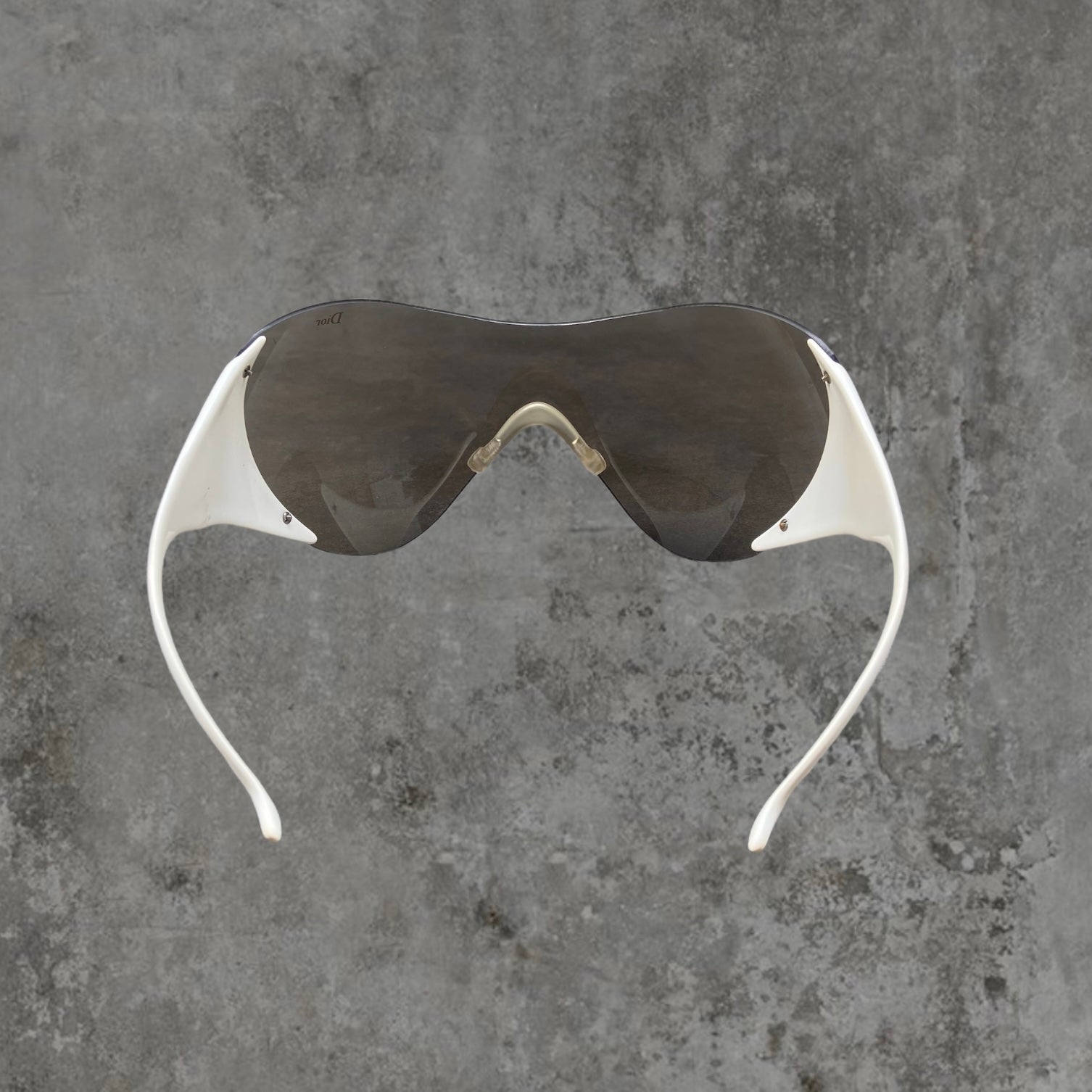 DIOR SKI 1 WRAP SUNGLASSES - WHITE