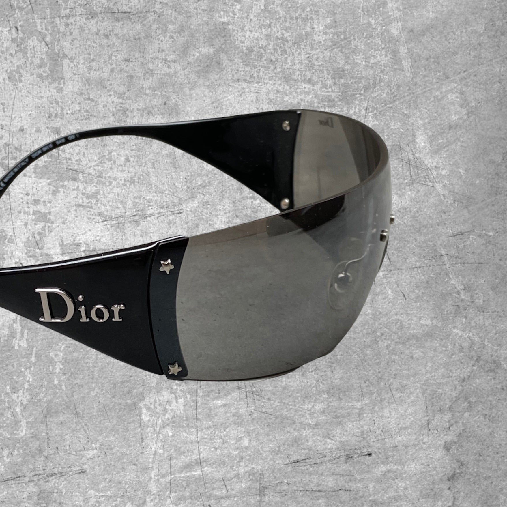 DIOR SKI 6 WRAP AROUND SUNGLASSES - BLACK