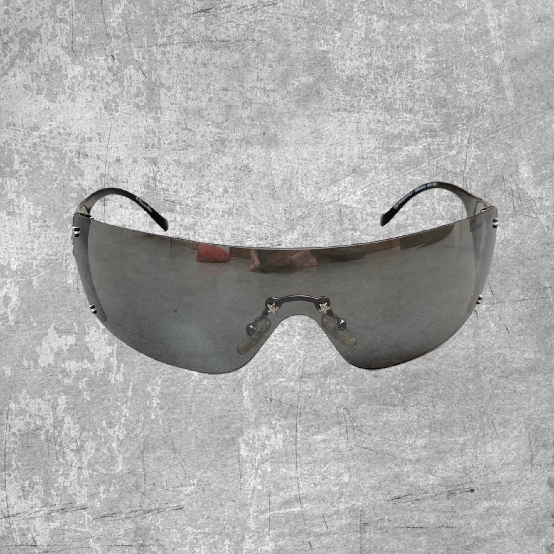 DIOR SKI 6 WRAP AROUND SUNGLASSES - BLACK