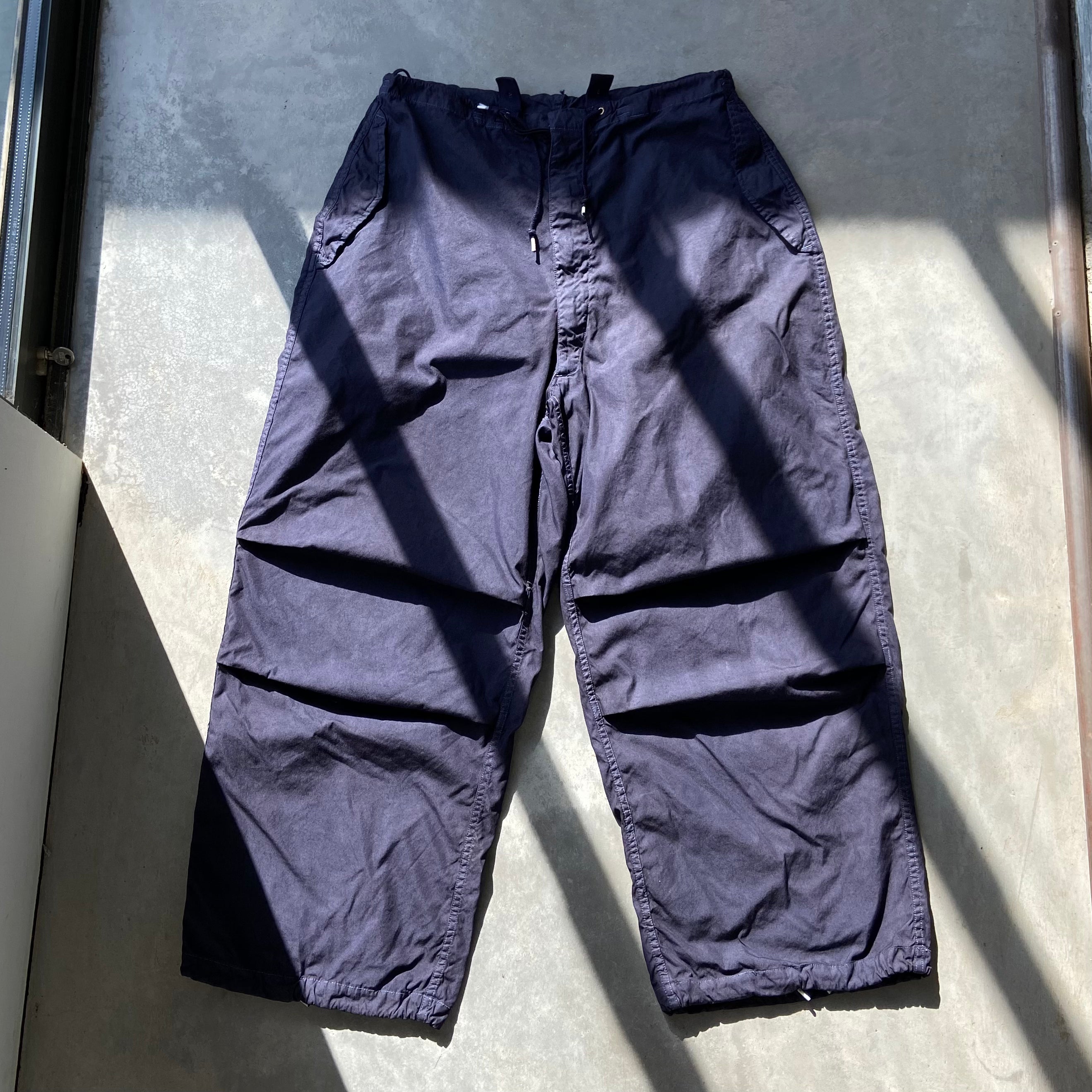 1990S VINTAGE MILITARY OVERPANTS - INDIGO NAVY