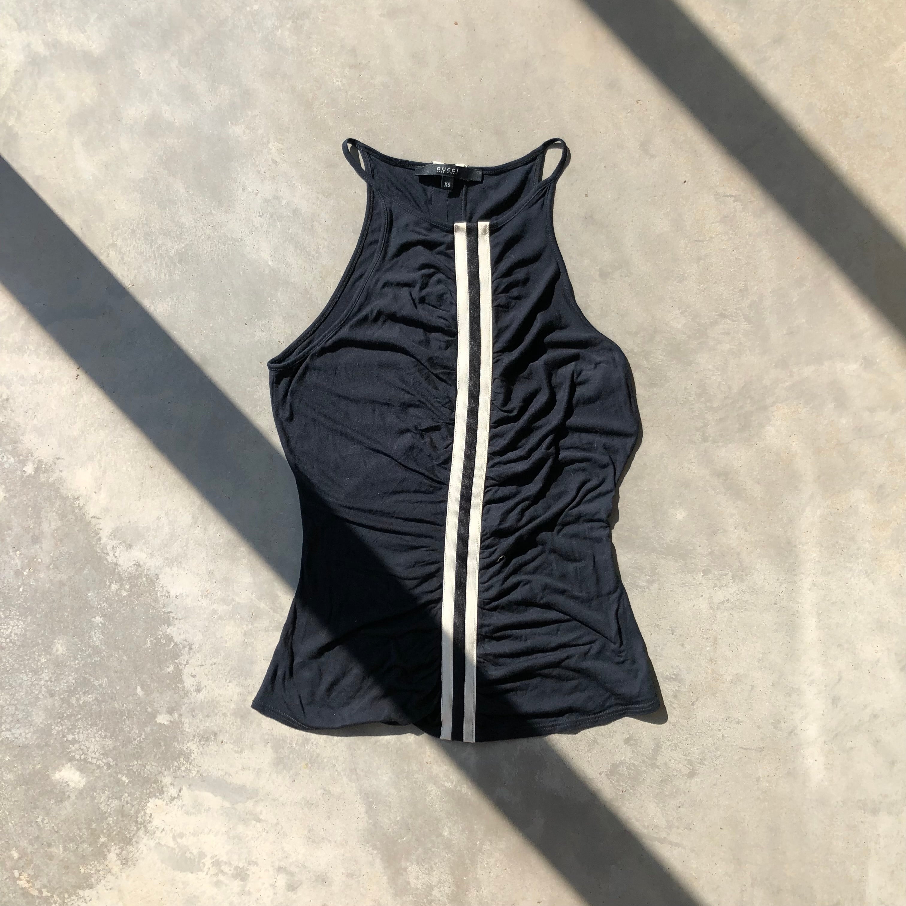 SS04 GUCCI BY TOM FORD STRIPED TOP - XS