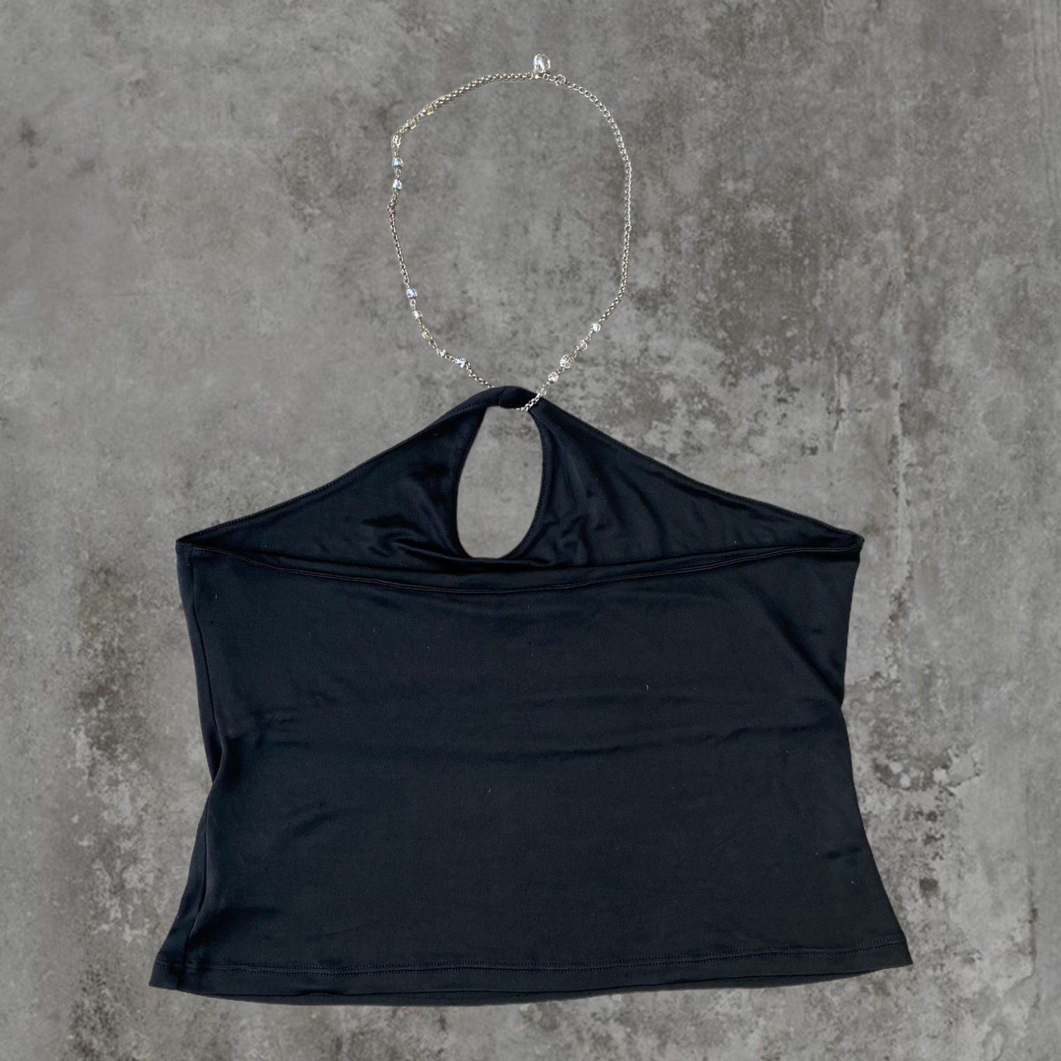 VERSACE MEDUSA NECKLACE HALTER NECK TOP - S