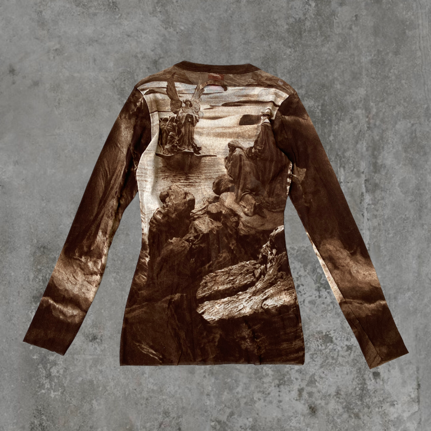 SS98 JEAN PAUL GAULTIER "BEDOUINS & DRAGONS" MESH TOP - M