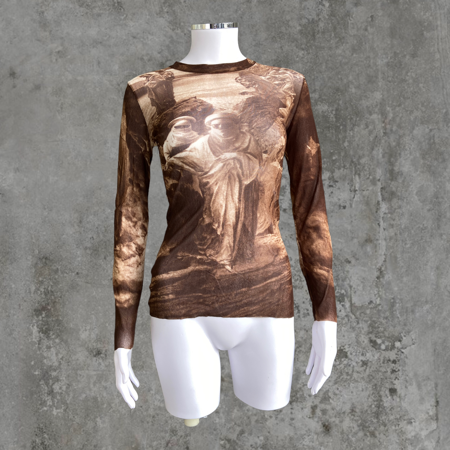 SS98 JEAN PAUL GAULTIER "BEDOUINS & DRAGONS" MESH TOP - M