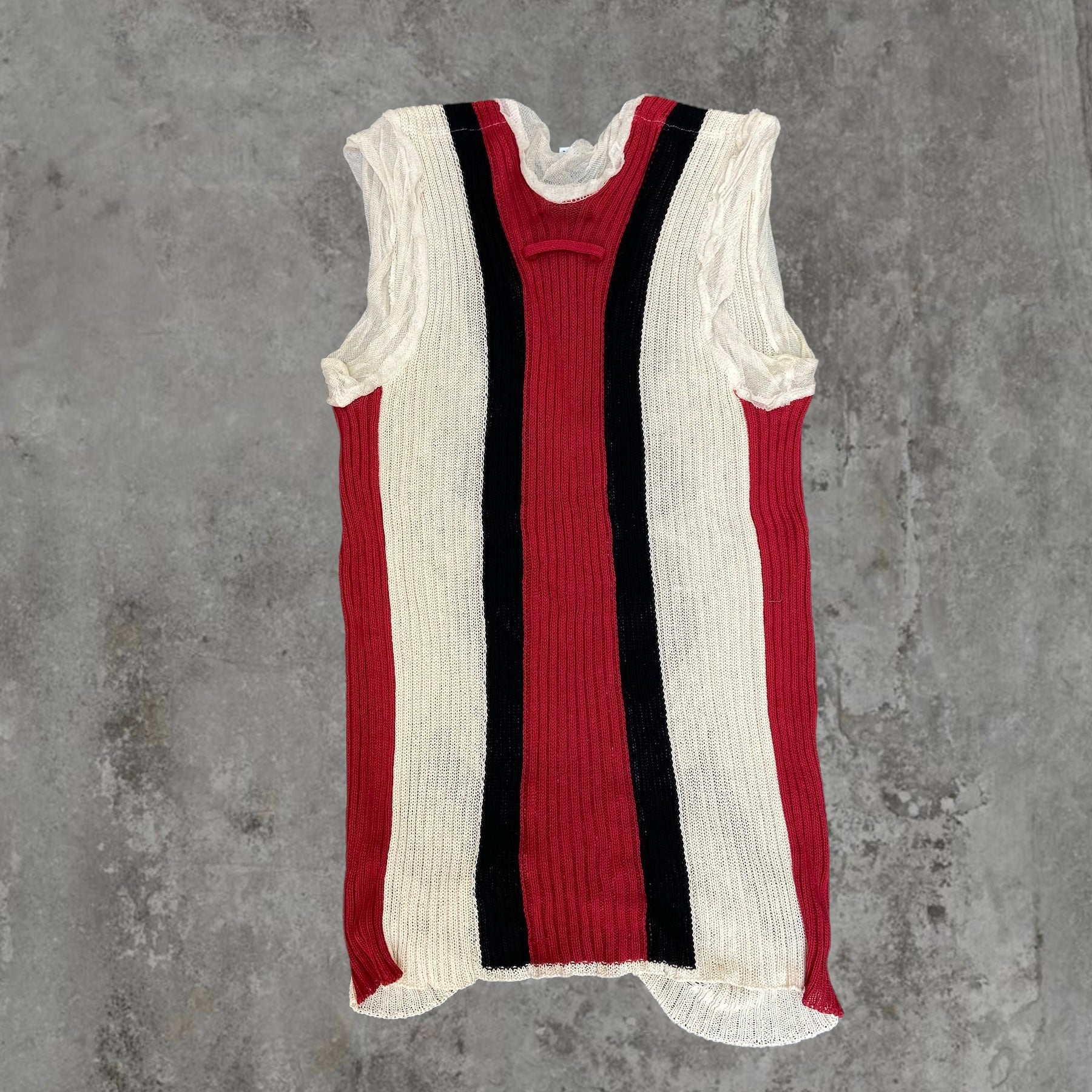 JEAN PAUL GAULTIER LACE VEST TOP - M