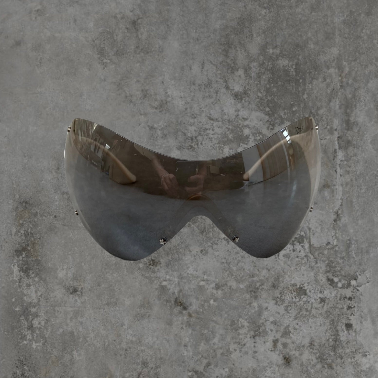 DIOR SKI 1 WRAP SUNGLASSES - WHITE