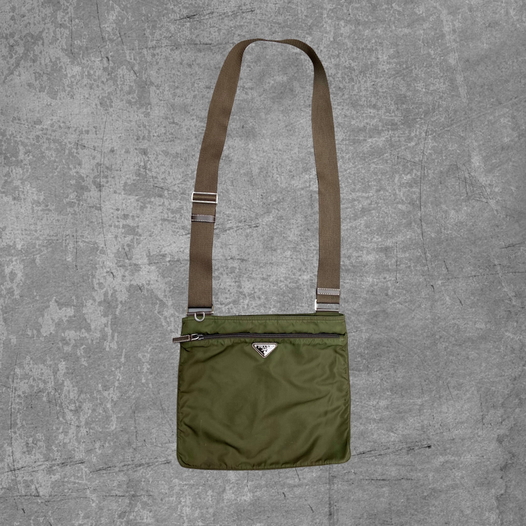 Khaki prada bag new arrivals