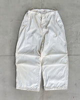 1990S VINTAGE MILITARY OVERPANTS - WHITE