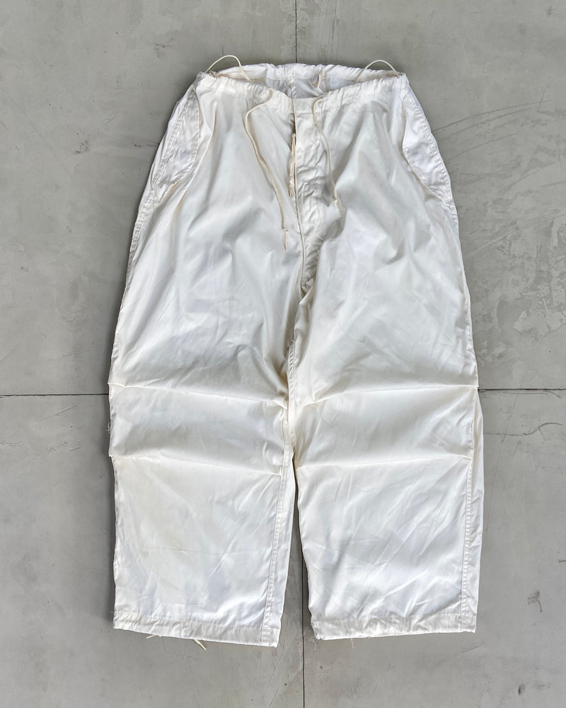 1990S VINTAGE MILITARY OVERPANTS - WHITE – BAD MOUTH*