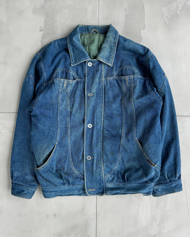 90S VINTAGE DENIM JACKET - XXL