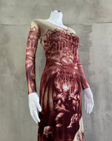 JEAN PAUL GAULTIER JPG SS01 SATAN HELL MESH DRESS - S