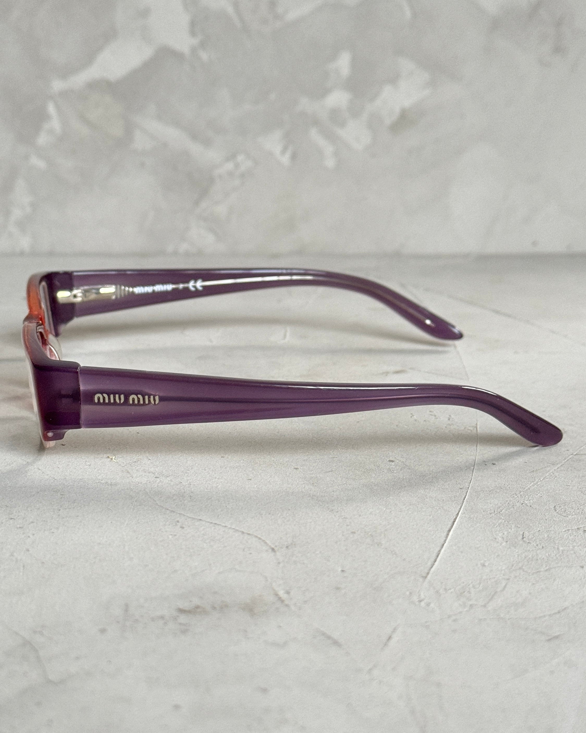 MIU MIU 90'S BAYONETTA GLASSES