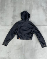 JUNIOR GAULTIER 90'S 2-IN-1 HOODED CROPPED JACKET & SIDE BAG