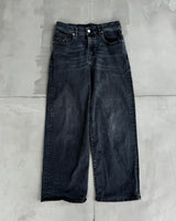 DIESEL WIDE LEG WASHOUT DENIM JEANS - W29"