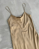 DRIES VAN NOTEN COWL NECK SLIP DRESS - S