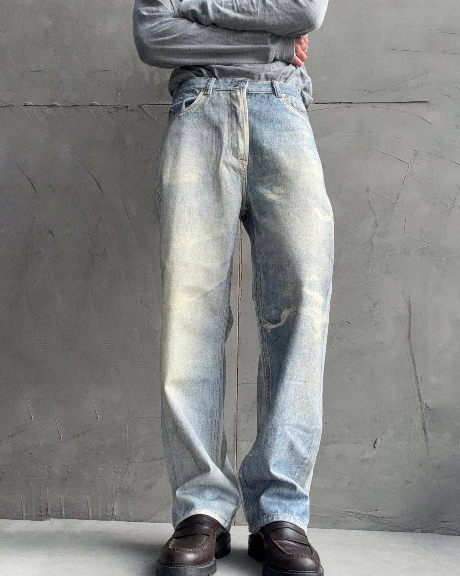Our Legacy Third Cut Digital Print Distressed Denim Jeans – W30–32