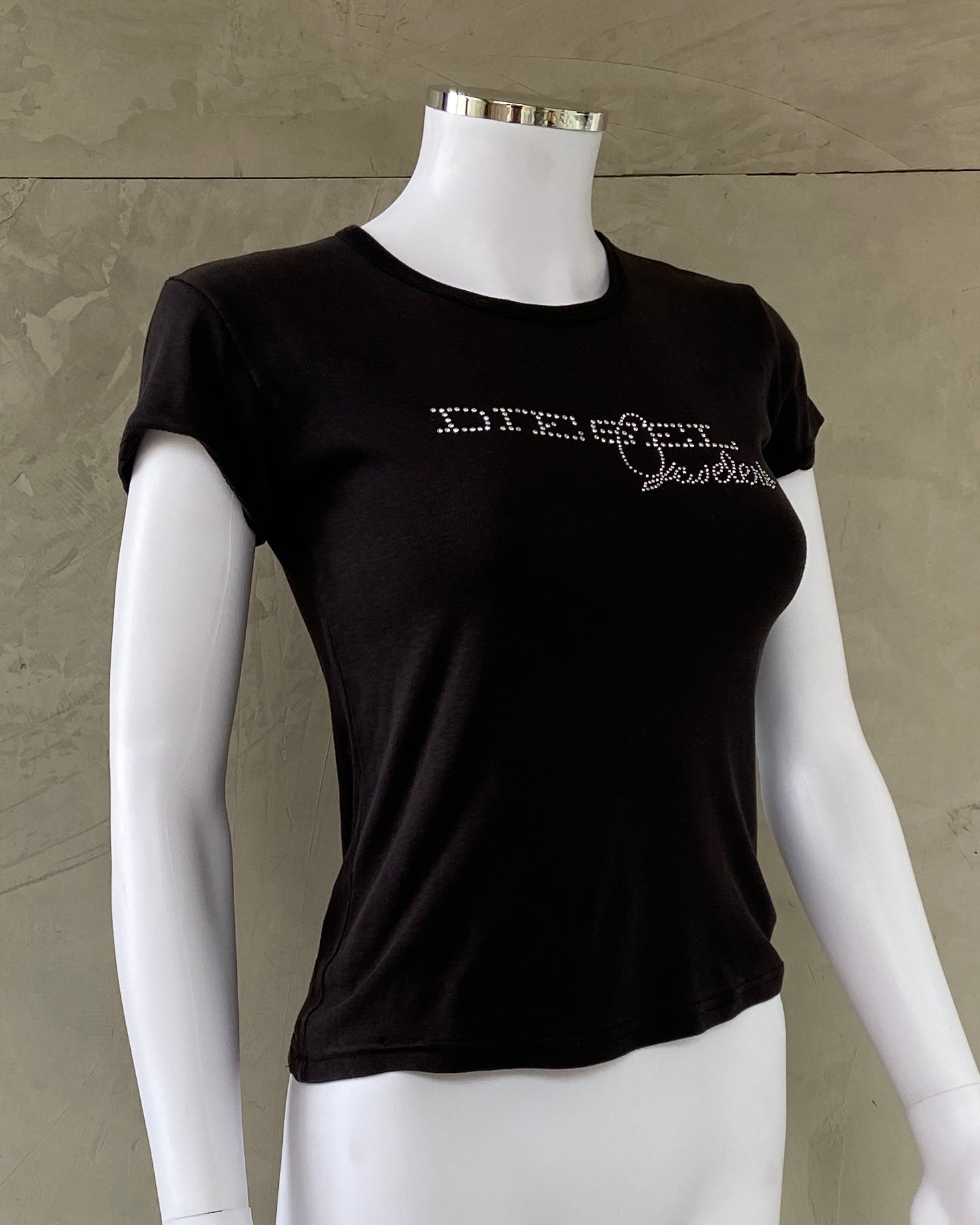 DIESEL RHINESTONED TOP - S