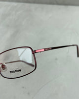 MIU MIU 90'S BAYONETTA GLASSES