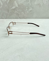 JEAN PAUL GAULTIER CLEAR LENS LOGO GLASSES