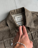 HELMUT LANG BROWN CLASSIC DENIM JACKET - S